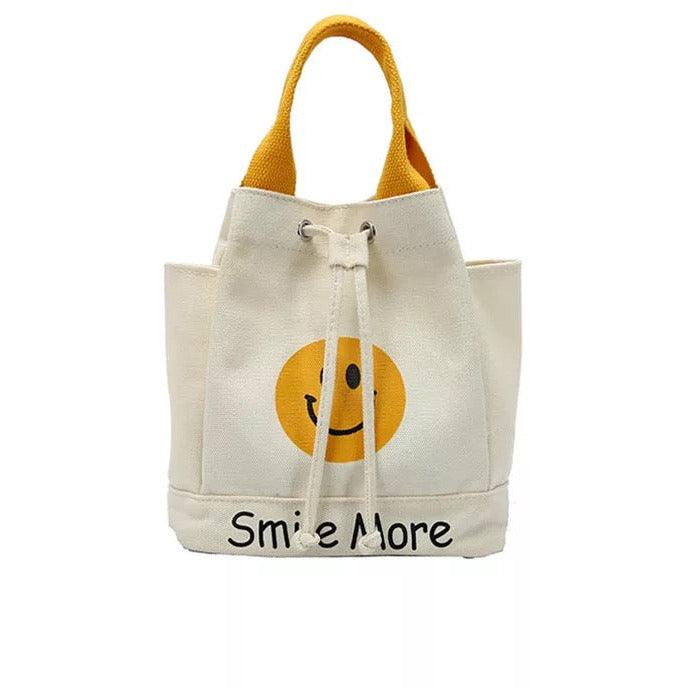 Smile More Bag - Yellow
