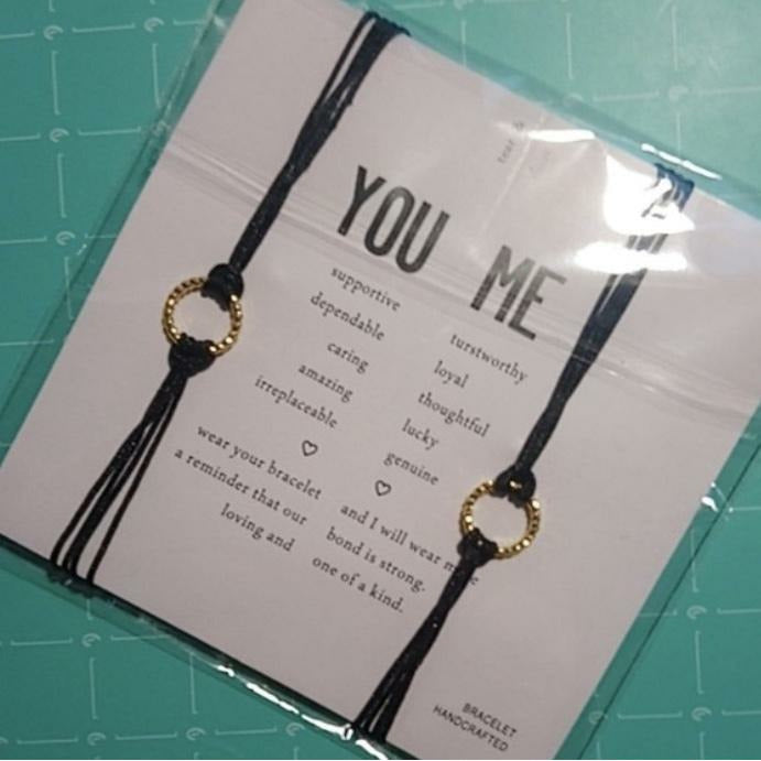 Friendship Bracelet Set - You & Me - Sophistycats Jewelry