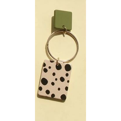 Geo-Spotted Acrylic Earrings