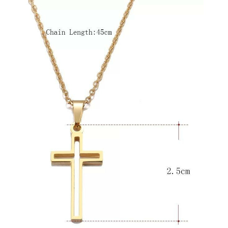 Cause I Believe Cross Neckalce