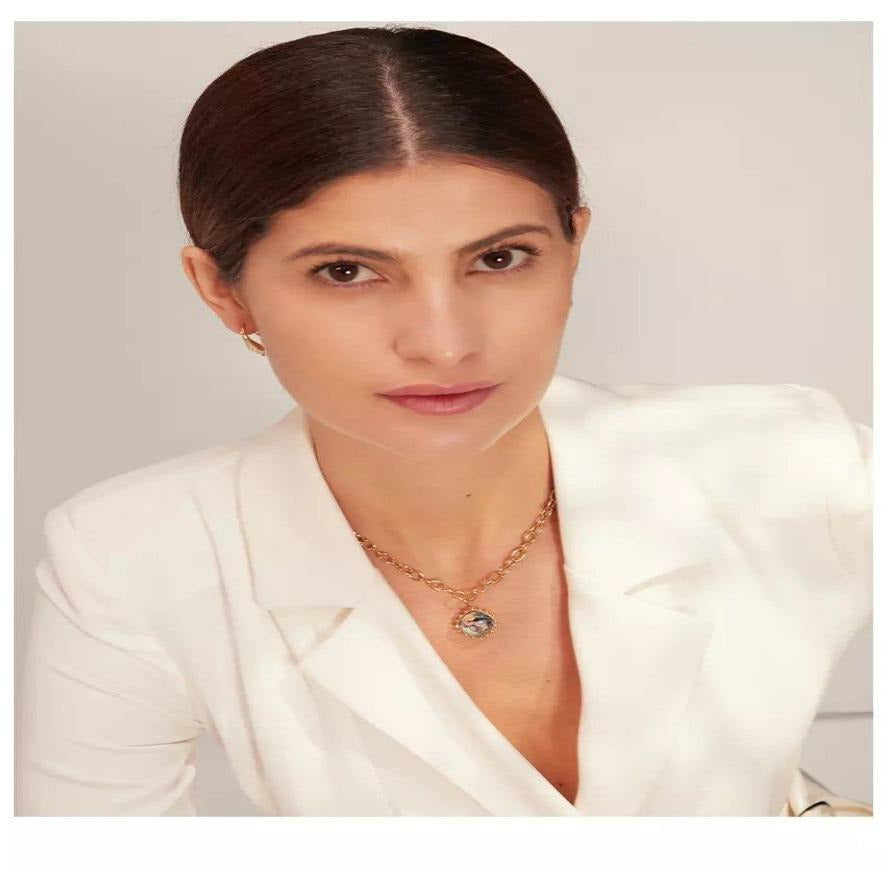 Devon Abalone Gold Necklace