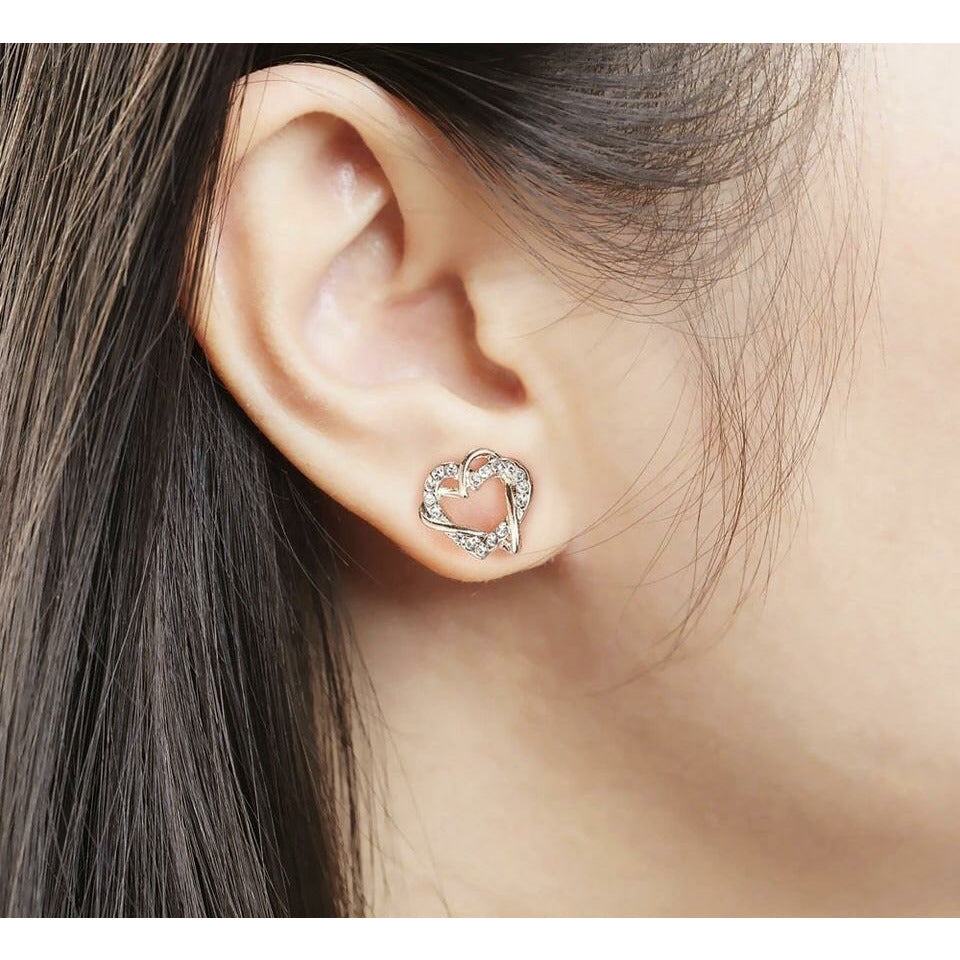 Austrian Heart Necklace w/ Earrings