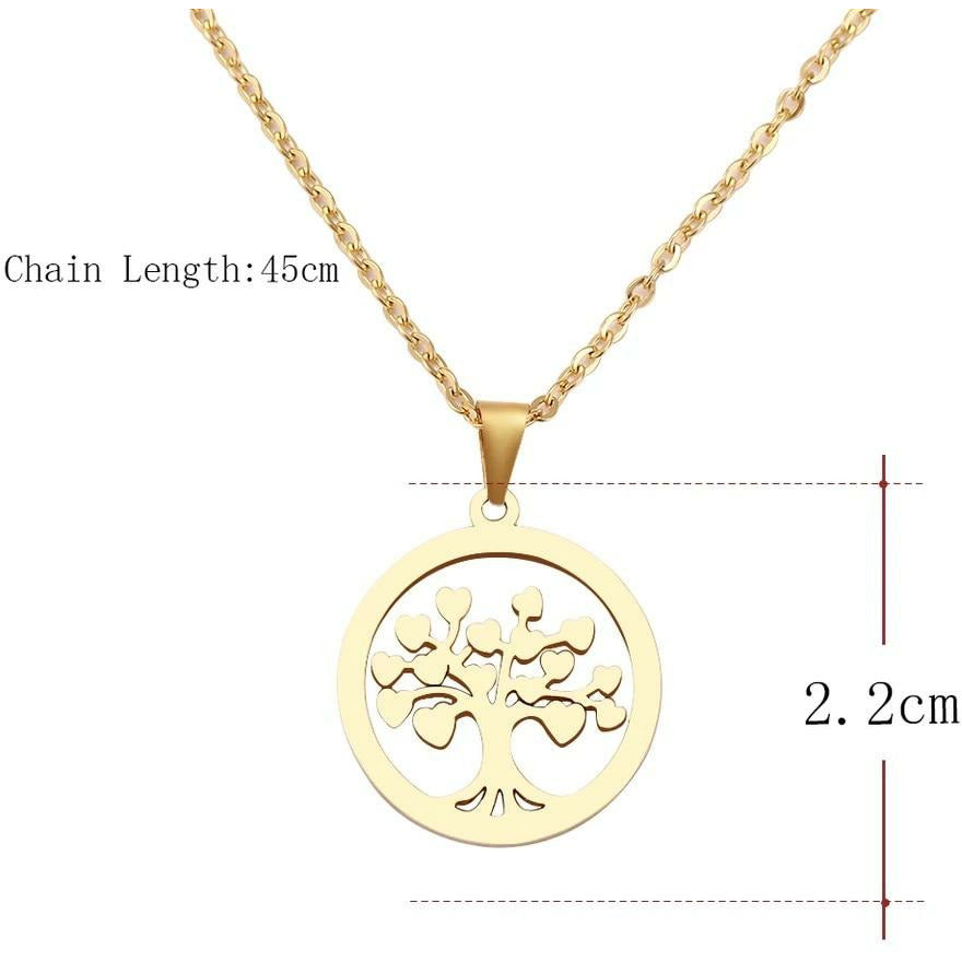Heart Tree of Life Necklace