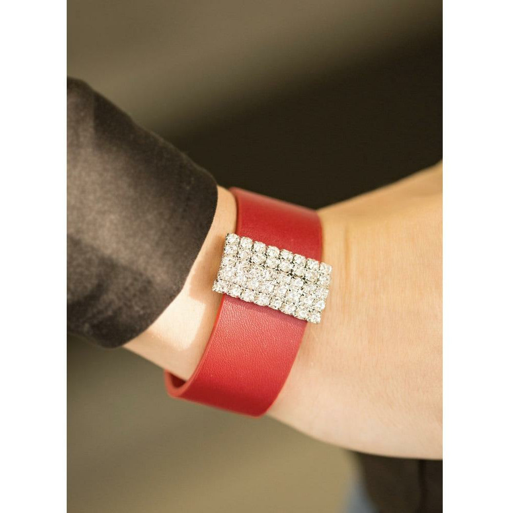 Catwalk Blue Leather Bracelet - Sophistycats Jewelry