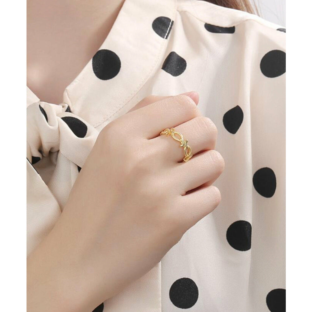 Eternity Cross Gold Ring