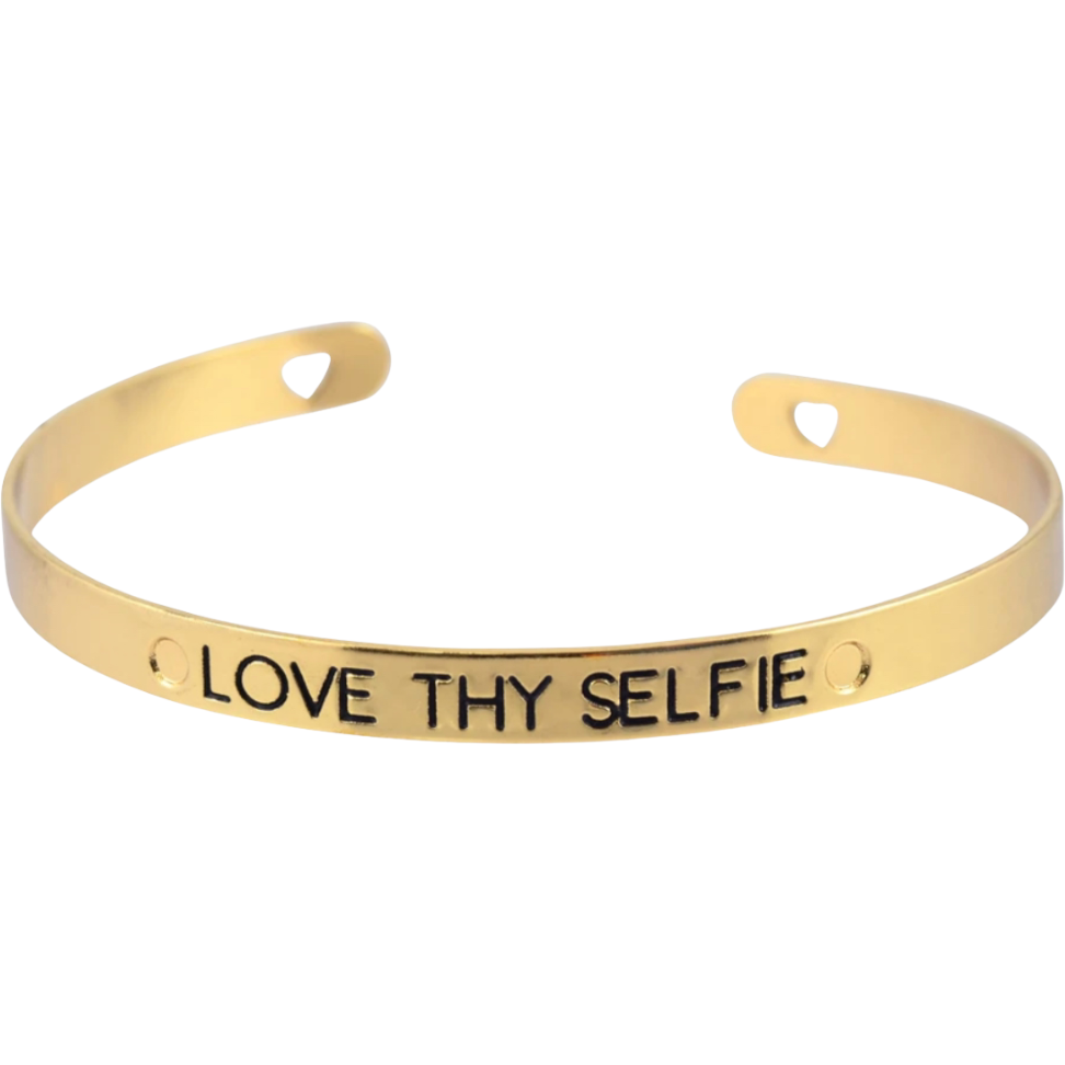 Positivity Bangle Cuff Bracelets