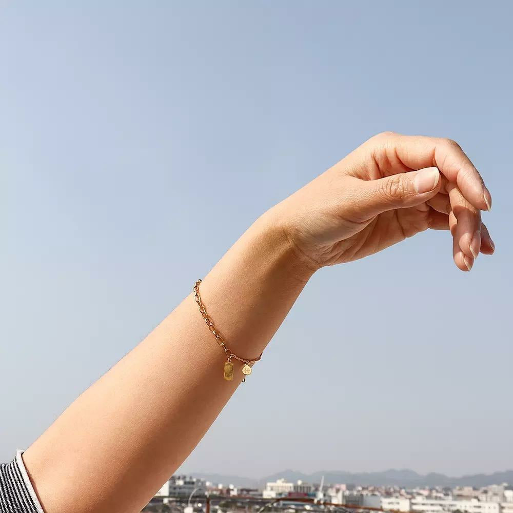 Mystere Constellation Bar Zodiac Bracelet / Anklet