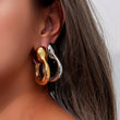 Statement Hoop Earrings - Gold or Silver (lightweight)