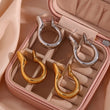 Isha Statement Hoop Earrings