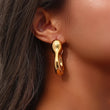 Statement Hoop Earrings - Gold or Silver (lightweight)
