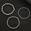 Mowry Stainless Steel Beaded Bracelet - Gold / Silver