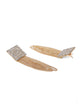 Mila Rhinestone Tassel Chain Earrings
