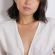Paper clip Choker to Chain Necklace w/ Bracelet Set