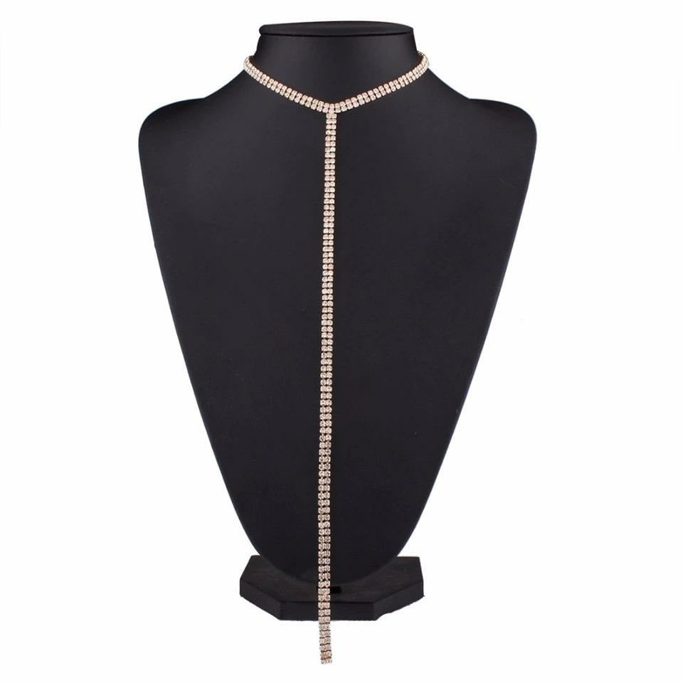 Denise Lariat Choker Necklace