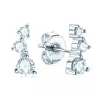 Moissanite Diamond Climber Studs