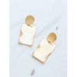 Geo Drop Earrings - Gold - Sophistycats Jewelry