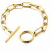 Gold Oval-Link Bracelet