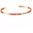 Dont Look Back’ bracelet wear everyday as your daily reminder, affirmation and inspiration. - Gold / Silver / Rose Gold Cuff Bracelet 