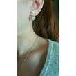 Bella Pearl Double Ball Earrings