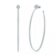 Chloe Moissanite Diamond Hoop Earrings