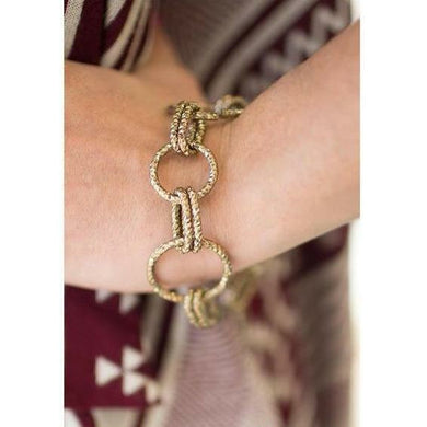 Covert Brass Bracelet - Sophistycats Jewelry