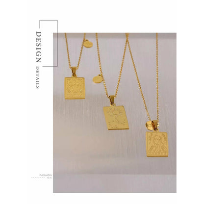 Mystere Constellation Bar Gold Necklace