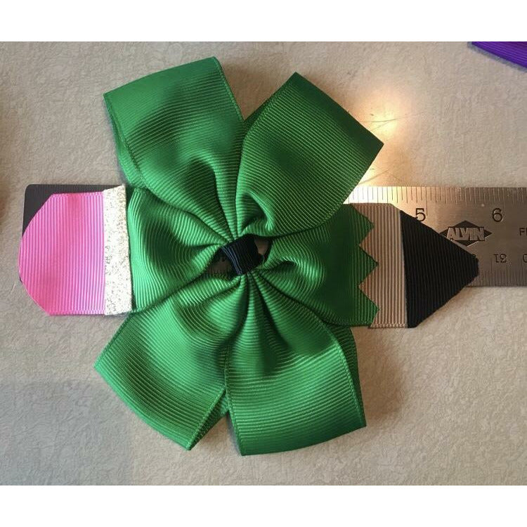 Pencil Hair Bow / Clip