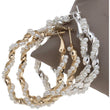 Pearl hoop earrings- Gold / Silver