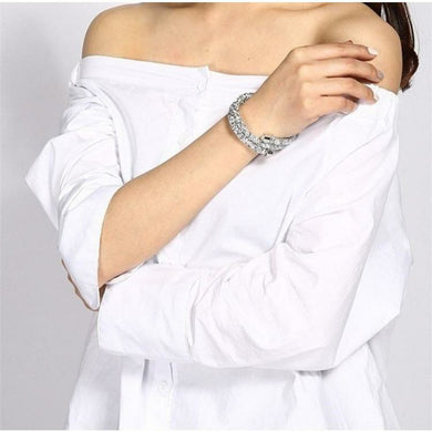 Crystal Double Wrap Bracelet - Sophistycats Jewelry