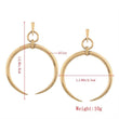 Vintage Moon Drop Earrings
