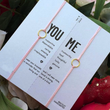 Friendship Bracelet Set - You & Me - Sophistycats Jewelry