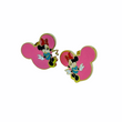 Pink Mouse Stud Earrings