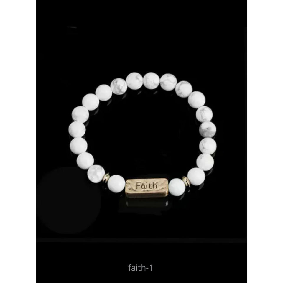 Inspire Me Bracelet - Faith, Strong, Blessed, Powerful, Patience, Sister, Best, Friends, Hope