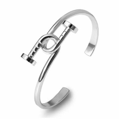 Double Nail Cuff Bracelet - Gold/Silver