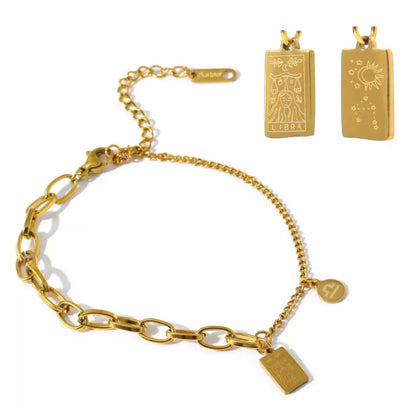 Constellation Bar Bracelet - Libra Zodiac Jewelry