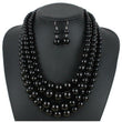 Sandra Multilayered Pearl Necklace Set - Sophistycats Jewelry