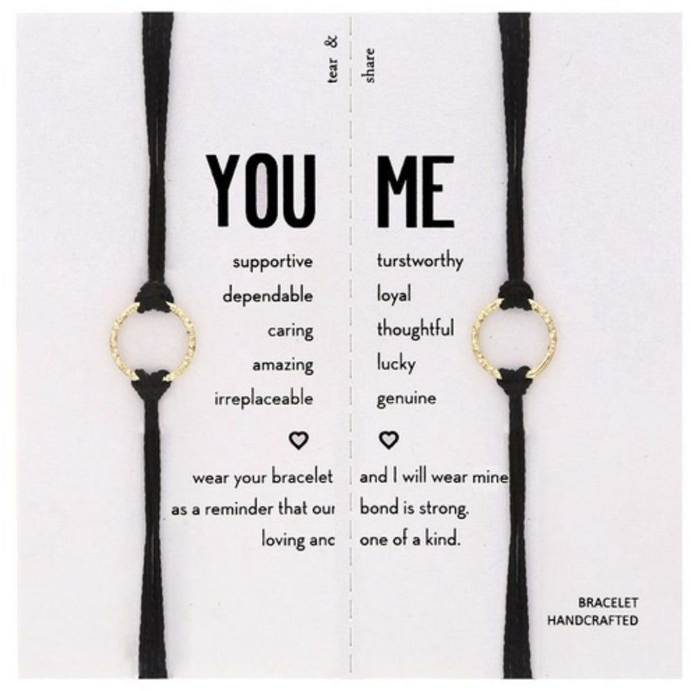 Friendship Bracelet Set - You &amp; Me - Sophistycats Jewelry