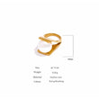 Nola Big Pearl Statement Ring