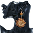 Starry Geometric Rattan Earrings 