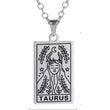 Mystere Constellation Bar Silver Necklace