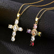 Zircon Cross Necklace