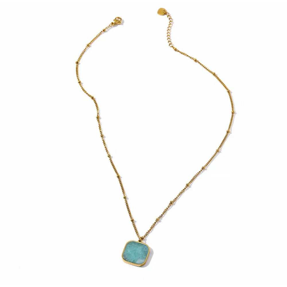 Turquoise and Gold Necklace 