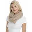 Wool Scarf Beige / Oatmeal - Round Infinity 