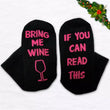 Christmas Socks - Bring Me Wine