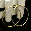 Large Gold Hoop Earrings 