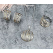 Intertwined Two Tone Designer Inspired Necklace