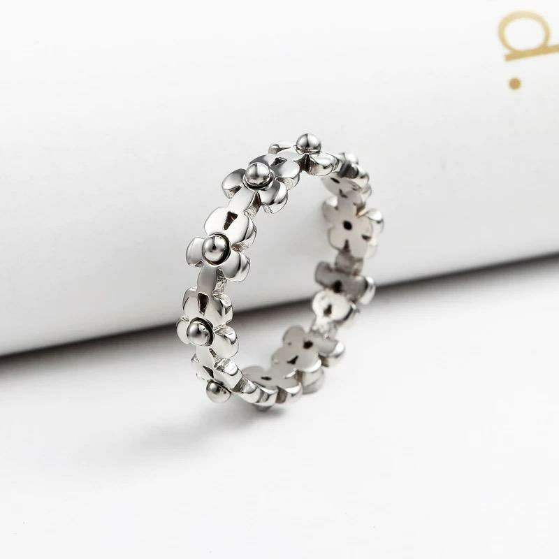 Flower-Bae Ring - Stainless Steel Gold / Silver