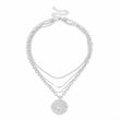 Cancer Zodiac Layered Chain Necklace