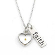 Faith Mustard Seed Silver Necklace 