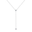 Moissanite Diamond Lariat Necklace